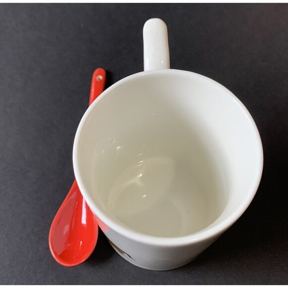 Dachshund Dog Christmas Mug Holiday Coffee Mug and Spoon Set - Picture 4 of 6